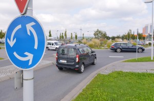 Kreisverkehr. Foto: HUK-Coburg.