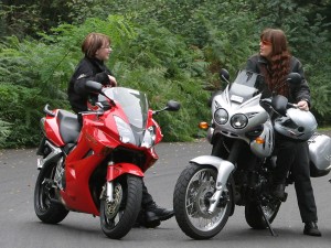 Motorradausflug. Foto: Kuratorium Gutes Sehen e.V. 